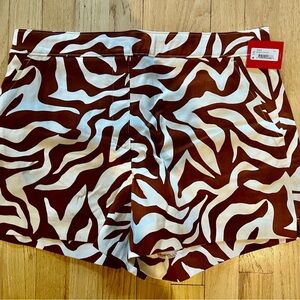 SPANX NWT SHORTS / ANIMAL PRINT / SIZE LARGE